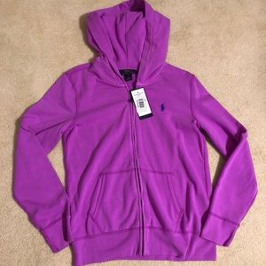 Purple Polo Ralph Lauren Hoodie